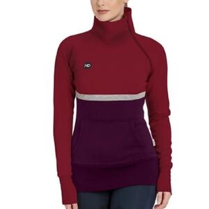 Horseware Ireland Chic Burgundy/red  High Neck Sweater. Size 2XL.